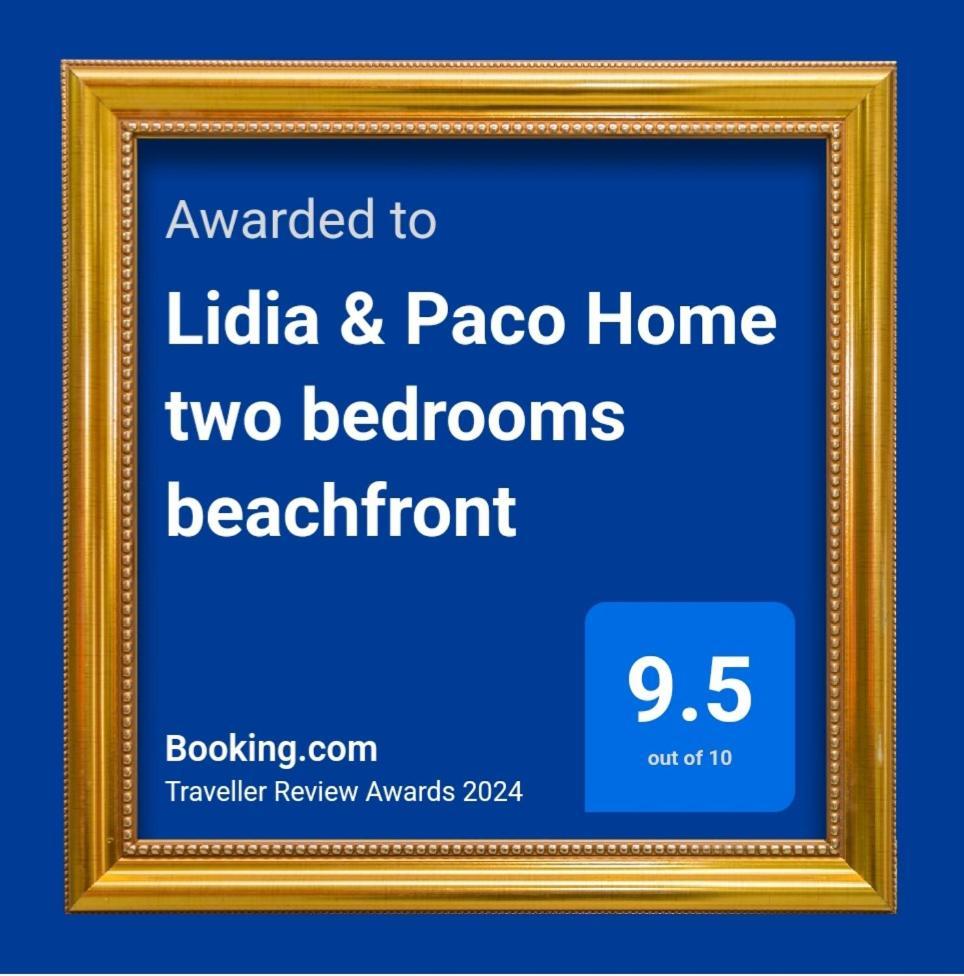 Lidia & Paco Home Two Bedrooms Beachfront Playa Del Aguila  المظهر الخارجي الصورة